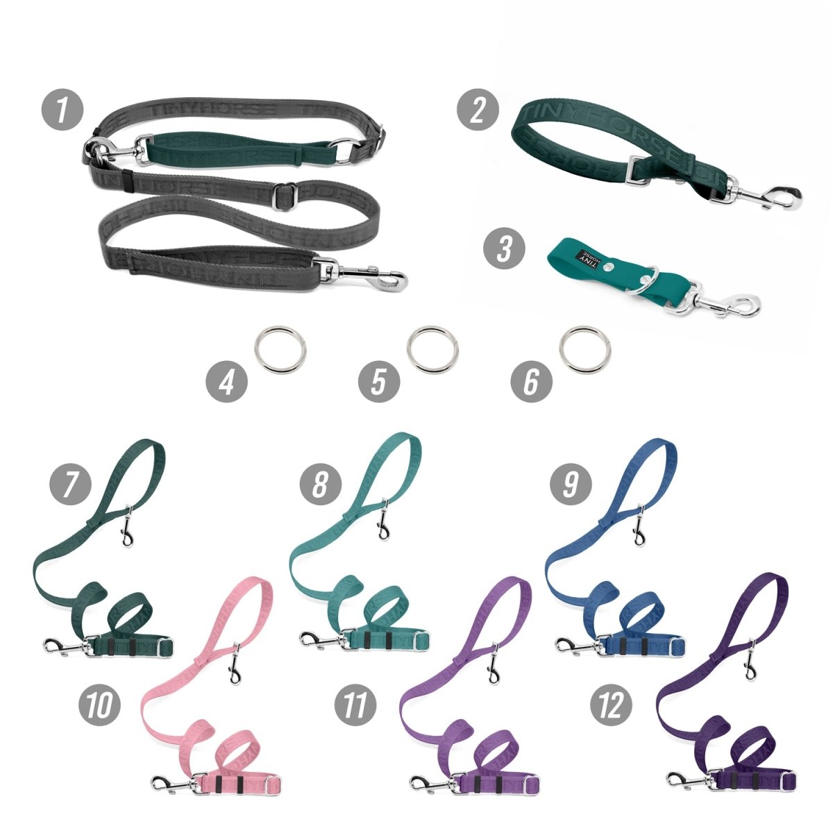 Walk 6 Dogs Bundle - Hands - Free - Standard Security - Lite Series - TinyHorse Mercantile