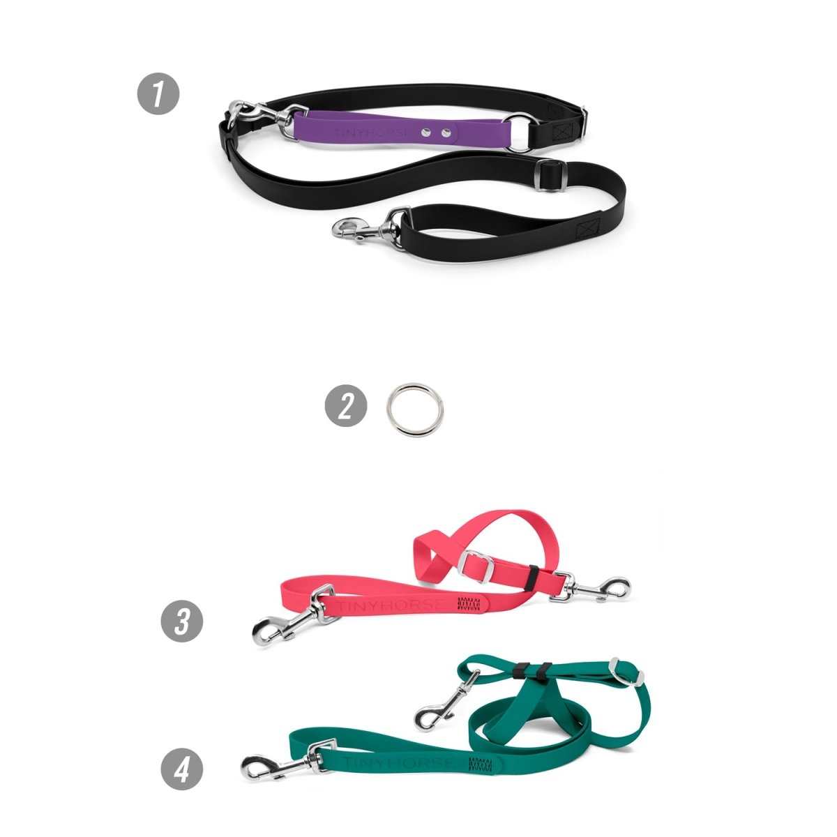 Walk 2 Dogs ODD COUPLE Bundle - Hands - Free - Standard Security - Pro Series - TinyHorse Mercantile