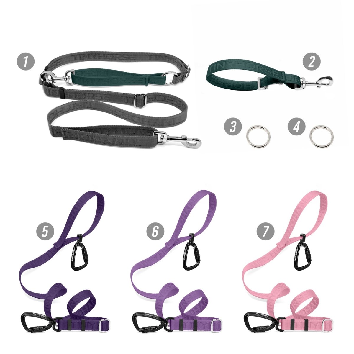 Walk 3 Dogs Bundle - Hands - Free - High Security - Lite Series - TinyHorse Mercantile