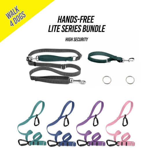 Walk 4 Dogs Bundle - Hands - Free - High Security - Lite Series - TinyHorse Mercantile