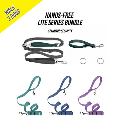 Walk 3 Dogs Bundle - Hands - Free - Standard Security - Lite Series - TinyHorse Mercantile