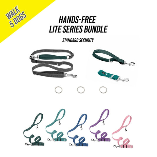 Walk 5 Dogs Bundle - Hands - Free - Standard Security - Lite Series - TinyHorse Mercantile