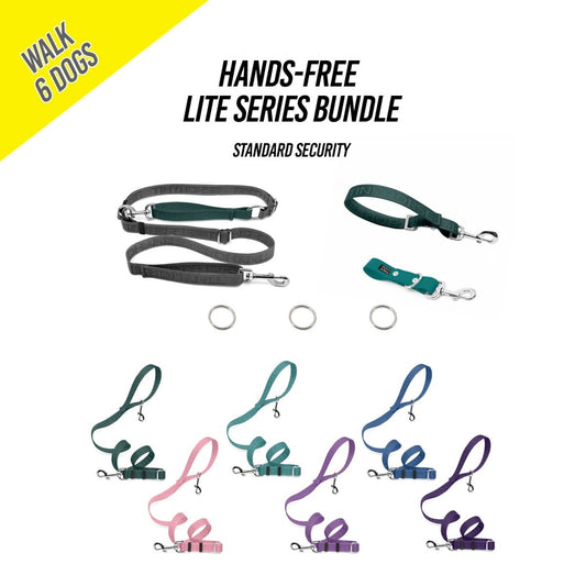 Walk 6 Dogs Bundle - Hands - Free - Standard Security - Lite Series - TinyHorse Mercantile