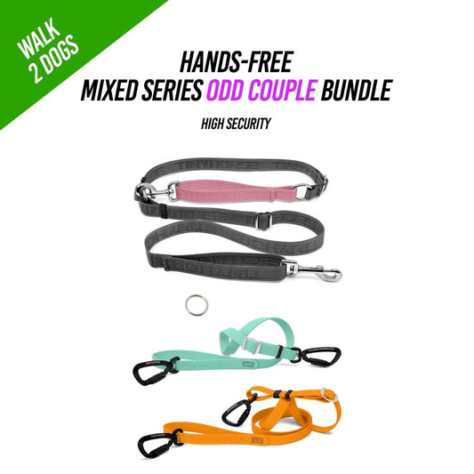 Walk 2 Dogs ODD COUPLE Bundle - Hands - Free - High Security - Mixed Series - TinyHorse Mercantile
