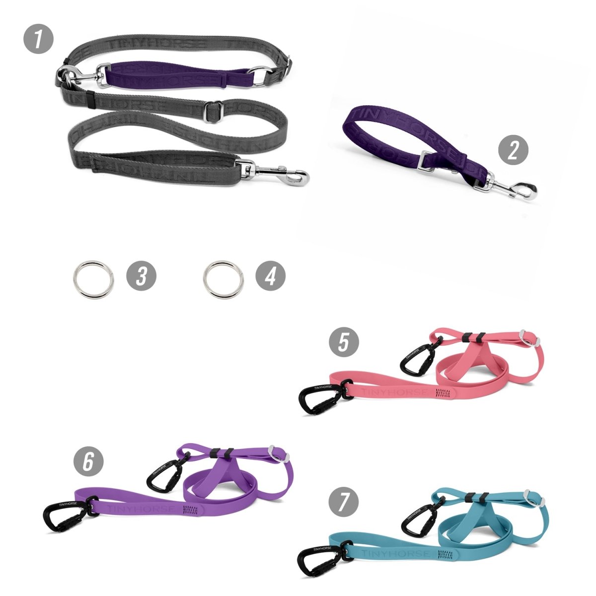 Walk 3 Dogs TREK Bundle - Hands - Free - High Security - Mixed Series - TinyHorse Mercantile