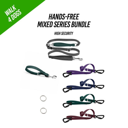 Walk 4 Dogs Bundle - Hands - Free - High Security - Mixed Series - TinyHorse Mercantile
