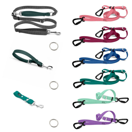 Walk 6 Dogs TREK Bundle - Hands - Free - High Security - Mixed Series - TinyHorse Mercantile