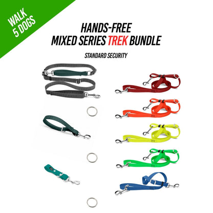 Walk 5 Dogs TREK Bundle - Hands - Free - Standard Security - Mixed Series - TinyHorse Mercantile
