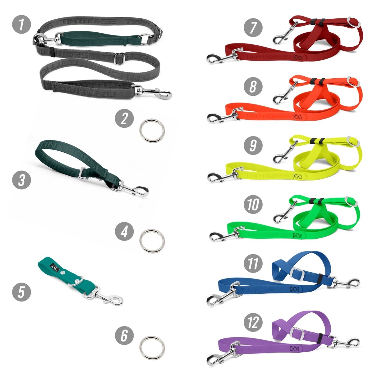 Walk 6 Dogs TREK Bundle - Hands - Free - Standard Security - Mixed Series - TinyHorse Mercantile