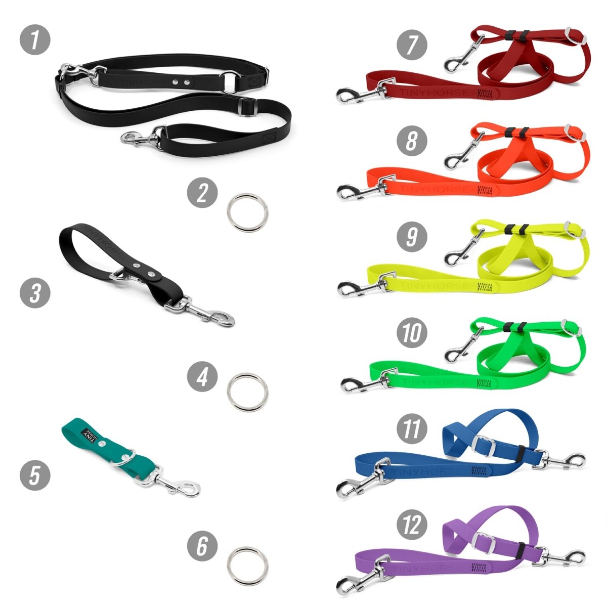Walk 6 Dogs TREK Bundle - Hands - Free - Standard Security - Pro Series - TinyHorse Mercantile