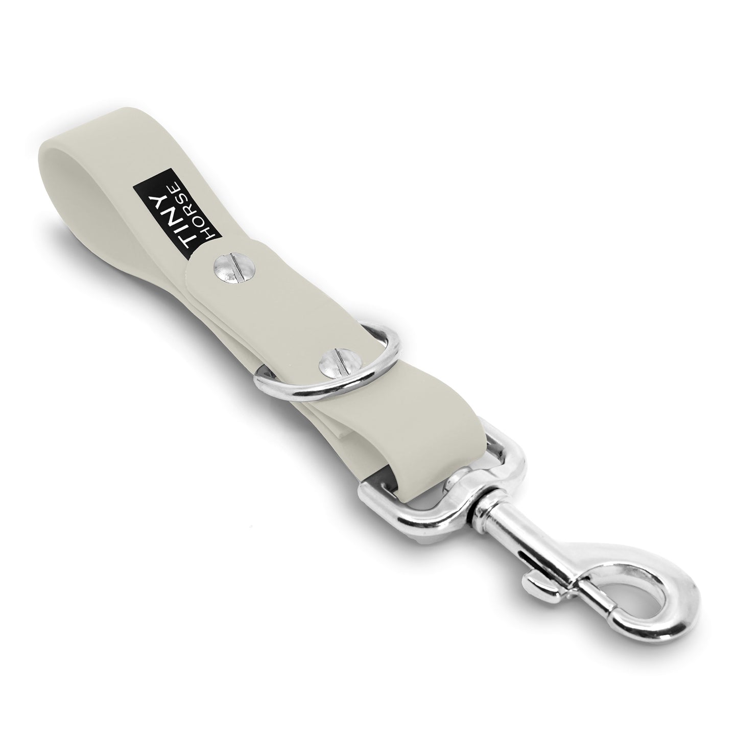 A white Sidekick Multiple - Hands free dog walking attachment with silver trigger clip on a white background.
